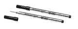 Montblanc Refills Black 2 Pack Medium Point Rollerball Pen