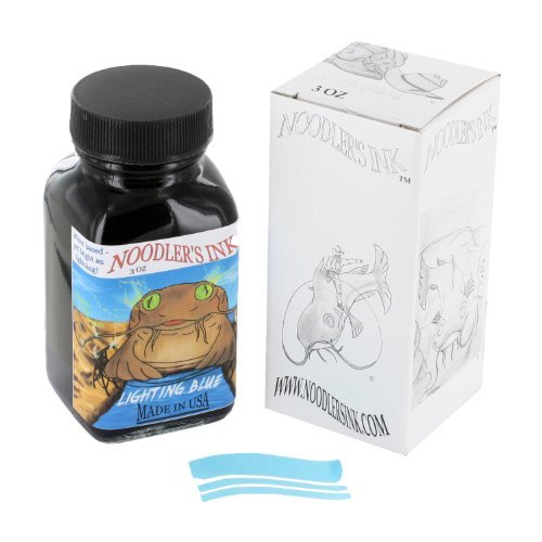 Noodler's Ink Refills Lightning Blue  Bottled Ink
