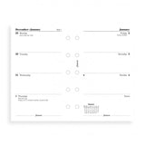 Filofax - Paper Refills - Mini - Week Per Two Pages - English 2018