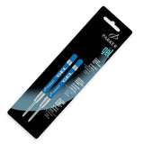 Parker Gel Roller Blue Medium Point Refills 2/Pack (Fits all Parker Ballpoint Pens)