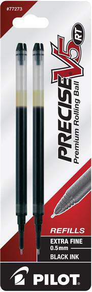 Pilot Refills - Black - V5/V7 RT - Extra Fine Point - Rollerball Pen