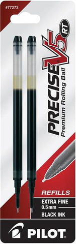 Pilot Refills - Black - V5/V7 RT - Extra Fine Point - Rollerball Pen