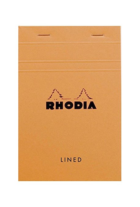 Rhodia Staplebound - Notepad - Orange - Lined - 4.375 x 6.375