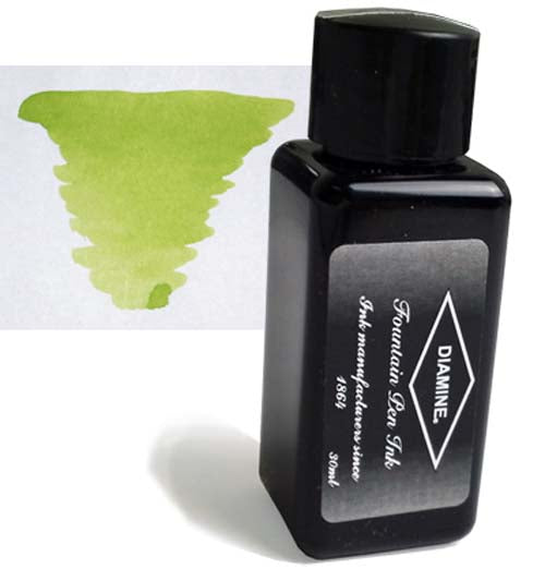 Diamine Refills Light Green 30mL  Bottled Ink