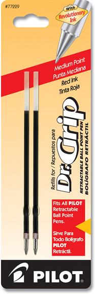 Pilot Refills Red - 2 Pack Medium Point Ballpoint Pen