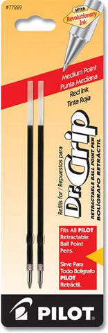 Pilot Refills Red - 2 Pack Medium Point Ballpoint Pen