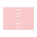 Filofax - Ruled Notepaper - Pocket Size - Pink