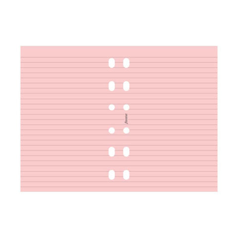 Filofax - Ruled Notepaper - Pocket Size - Pink