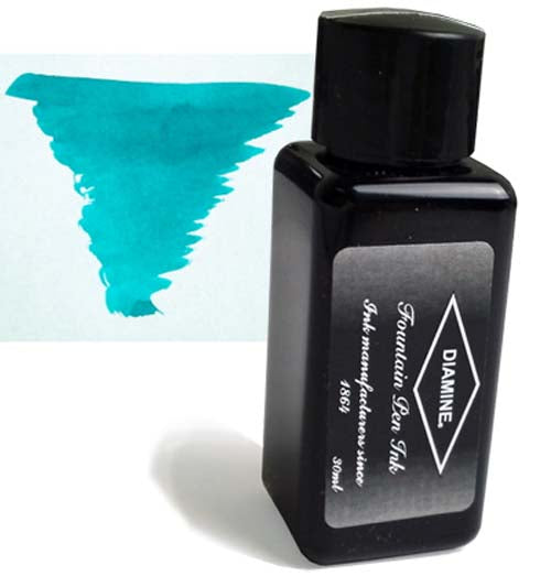 Diamine Refills Steel Blue 30mL  Bottled Ink