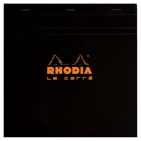 Rhodia Staplebound - Notepad - Black - Graph - Le Carré - 8.25 x 8.25
