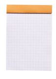 Rhodia Staplebound - Notepad - Orange - Graph - 3.375 x 4.75