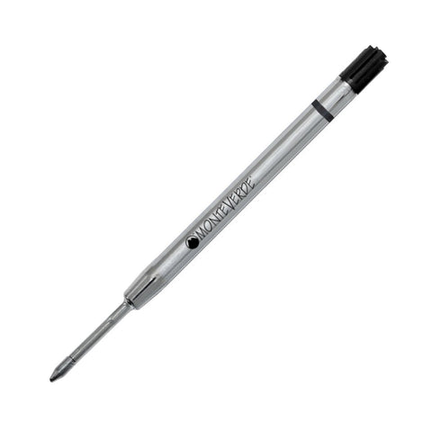Monteverde Ballpoint Refill - Capless Gel Parker Style - Black - Broad Point