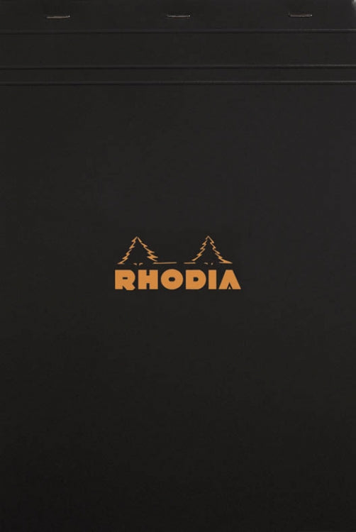 Rhodia Staplebound - Notepad - Black - Graph - 8.25 x 11.75