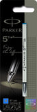 Parker 5th Refill, Blue, Medium Point