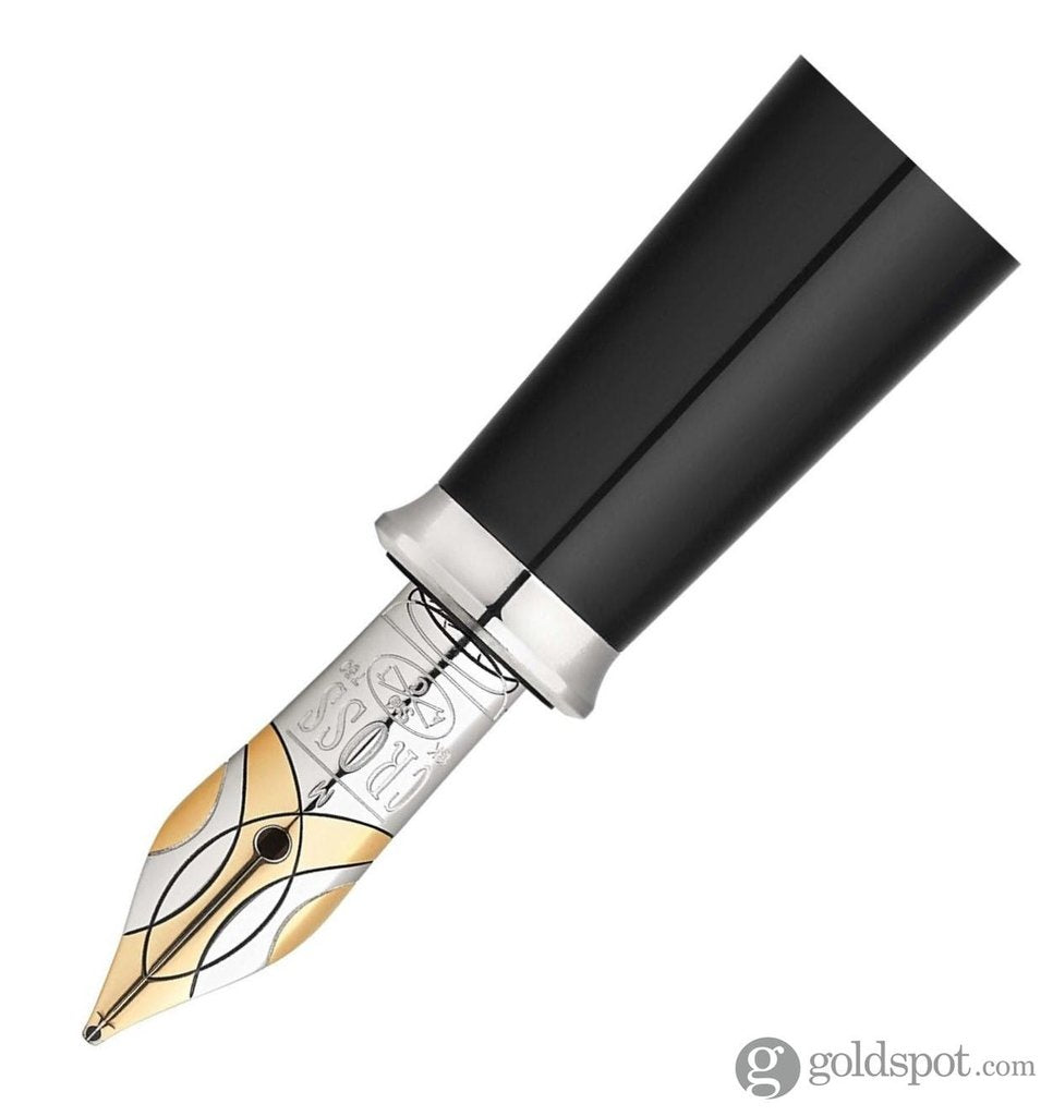 Cross - Refills - Fine Point Nib - Townsend 18 Karat Gold - Rhodium Plated - Stainless Steel Ring