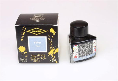 Diamine Refills Silver Fox Bottled Ink 40mL