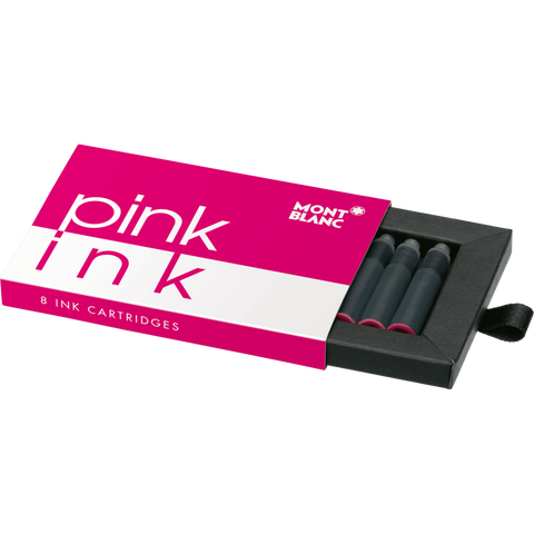 Montblanc Refills Pink 8 per package Fountain Pen Cartridge