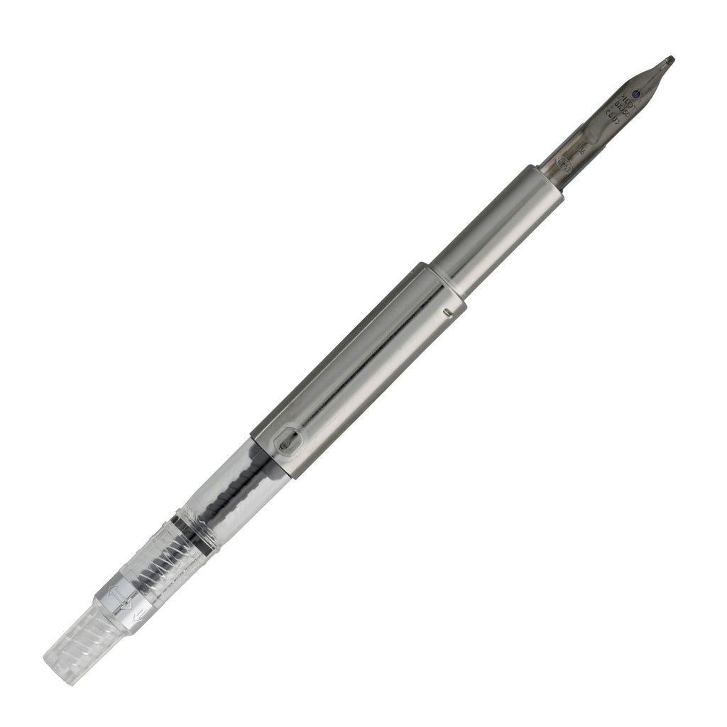 Pilot Namiki Vanishing Point Refill Converter Set - 18K Black Plated Gold Nib - Stub Point