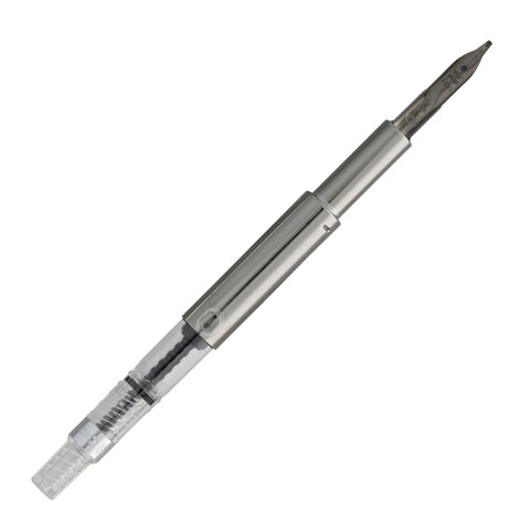 Pilot Namiki Vanishing Point Refill Converter Set - 18K Black Plated Gold Nib - Stub Point
