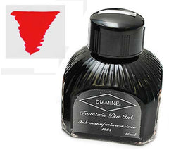 Diamine Refills Ruby  Bottled Ink 80mL