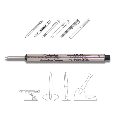 Acme Refills Black Collezione Material & Deskpens  Rollerball Pen