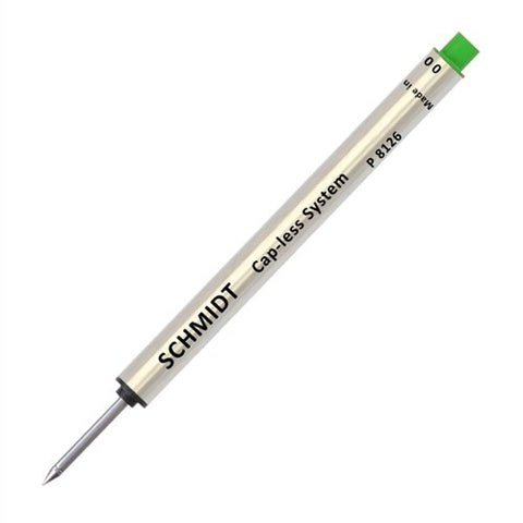 Schmidt Long 81264 Capless Rollerball Refills - Green - Fine Point