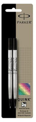Parker Refills Black 2 Pack Medium Point Rollerball Pen