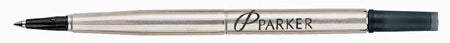 Parker Rollerball Refill 1/cd Black F