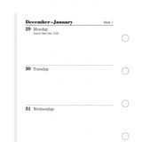 Filofax - Paper Refills - Mini - Week Per Two Pages - English 2018
