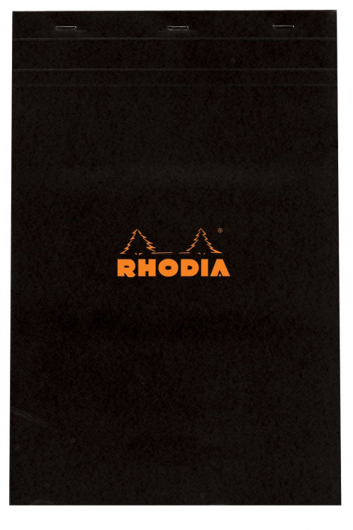 Rhodia Staplebound - Pad - Black - Blank - 8.25 x 12.5