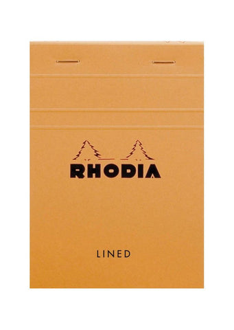 Rhodia Staplebound - Notepad - Orange - Lined - 4 X 6