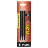 Pilot - Refills - FriXion Black - 3-Pack - Fine Point - Ballpoint Pen