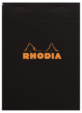 Rhodia Staplebound - Notepad - Black - Graph - 4 x 6