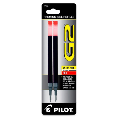 Pilot - Refills - Red G2 - Extra Fine Point - Gel Pen