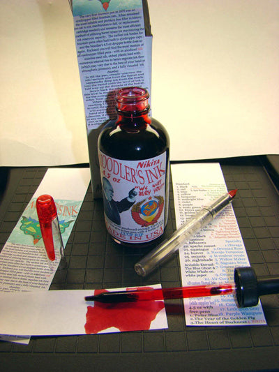 Noodler's Ink Refills Nikita w/ Free Fountain Pen  Bottled Ink