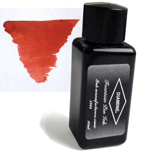 Diamine Refills Monaco Red 30mL  Bottled Ink