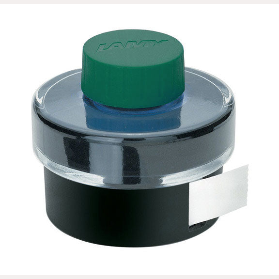 Lamy Refills Green 50mL Ink with Blotting Paper   Bottled Ink