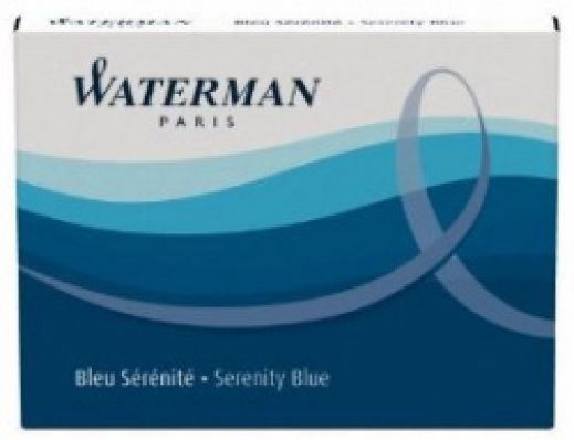 Waterman Blue (Pack of 8)  Fountain Pen Cartridge