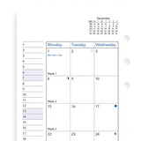 Filofax - Paper Refill - Personal - Month on Two Pages - English 2018