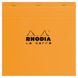 Rhodia Staplebound - Notepad - Orange - Graph - Le Carré - 5.75 x 5.75