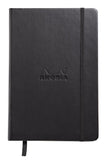 Rhodia Webnotebook - Black - Lined - 5.5 x 8.25