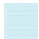 Filofax - Paper Refills - Ruled Notepaper - Personal - Blue