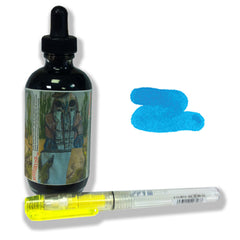Noodler's Ink Refills Blue Erase 4.5oz w/ Free Marker Pen  Bottled Ink
