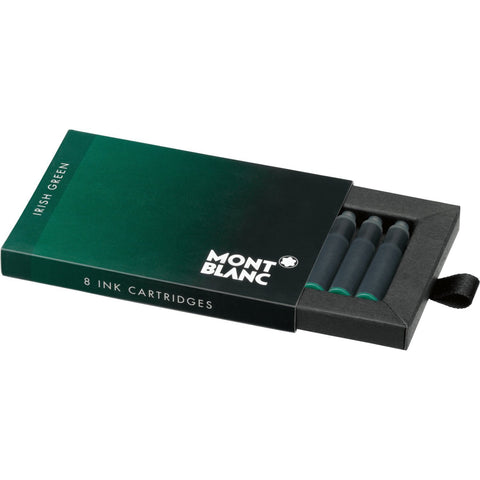Montblanc Refills Irish Green 8 per package  Fountain Pen Cartridge