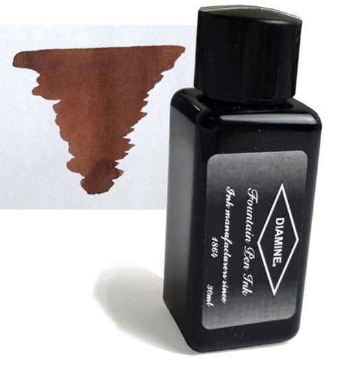 Diamine Refills Saddle Brown 30mL  Bottled Ink