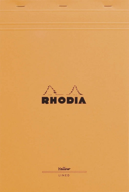 Rhodia Staplebound - Pad - Orange - Lined with Margin - 8.25 x 12.5