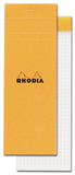 Rhodia Staplebound - Notepad - Orange - Graph - 3 x 8.25