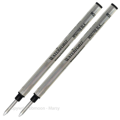 Waterford Refills Black - 2 Pack  Rollerball Pen