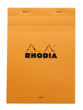 Rhodia Staplebound - Notepad - Orange - Lined with Margin - 6 x 8.25