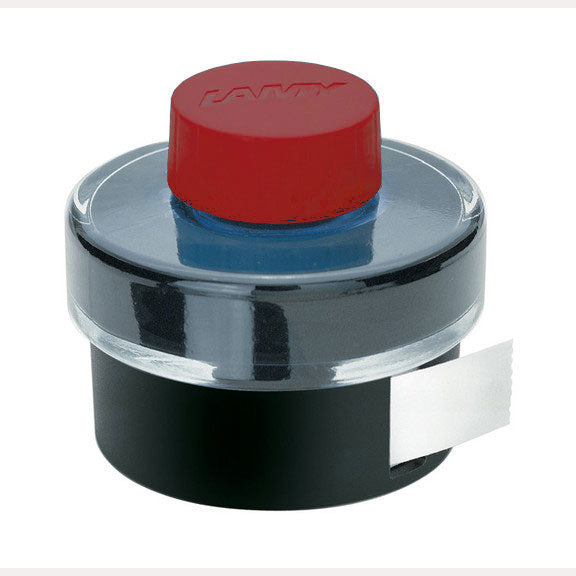 Lamy Refills Red 50mL Ink with Blotting Paper   Bottled Ink